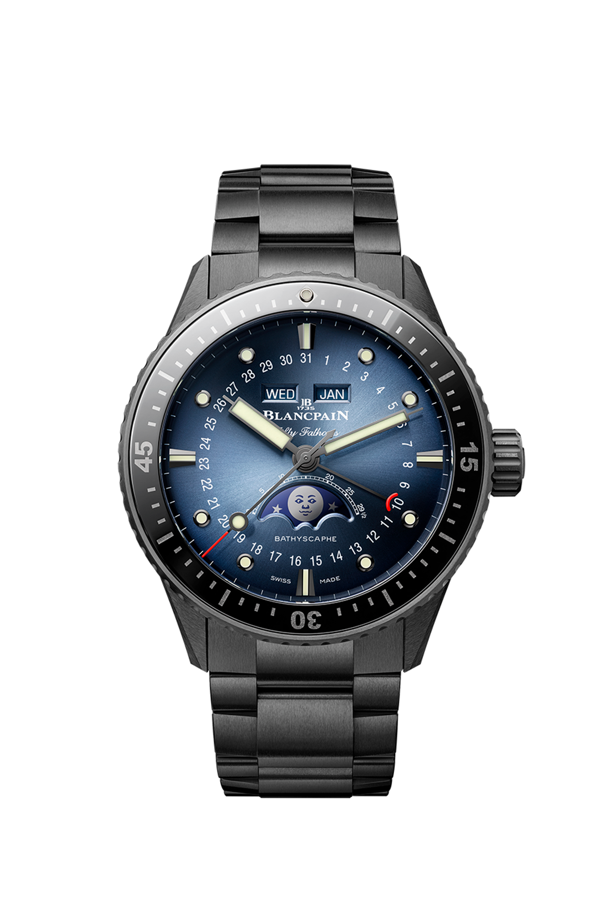 Fifty Fathoms Bathyscaphe Vollkalender 43 KER - Blancpain