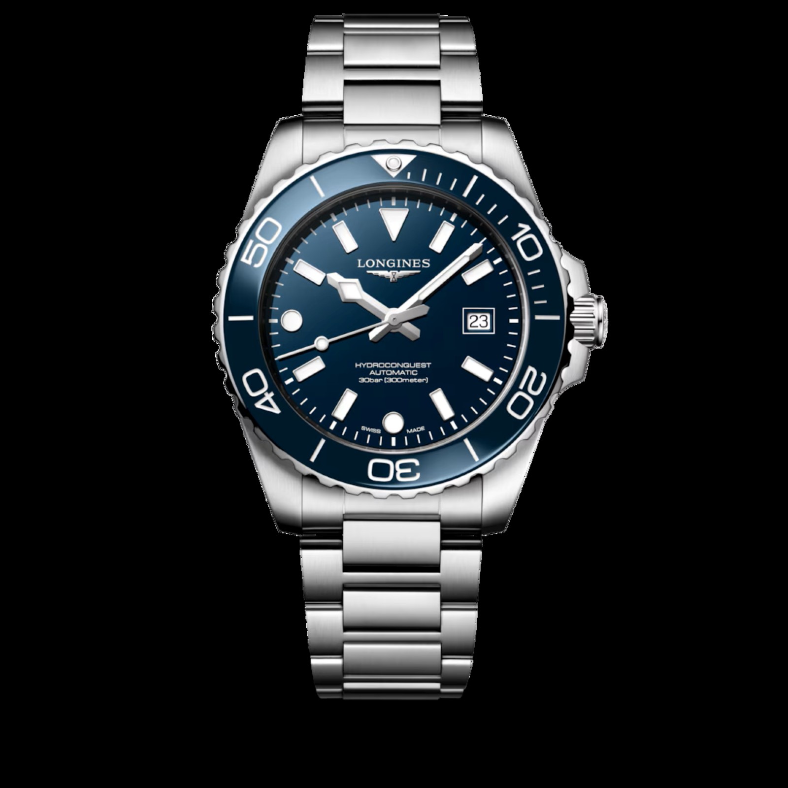 Hydroconquest A 42 Keramiklünette - Longines Detailansicht