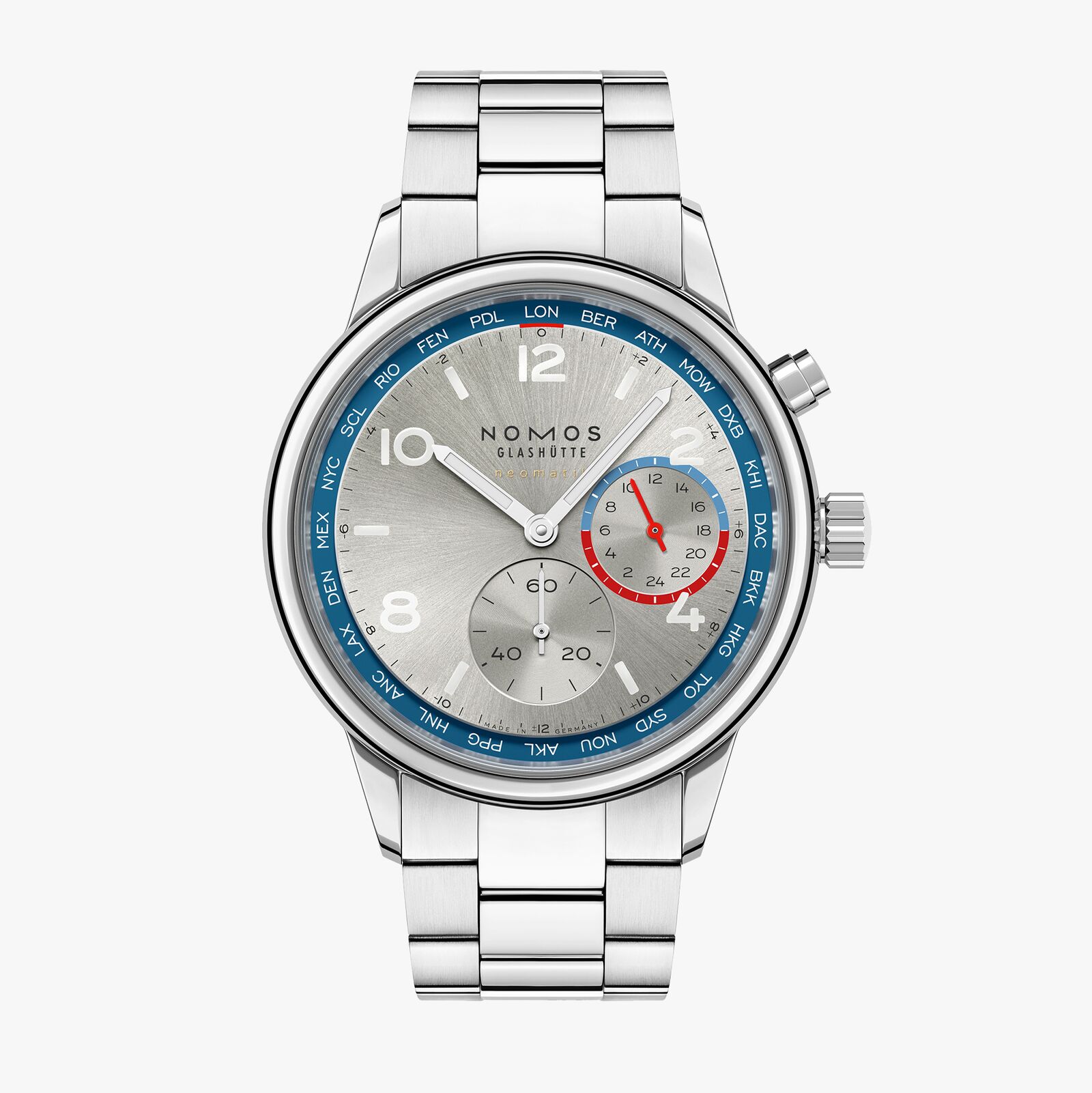 Club Sport neomatik Weltzeit 40 - Nomos Glashütte