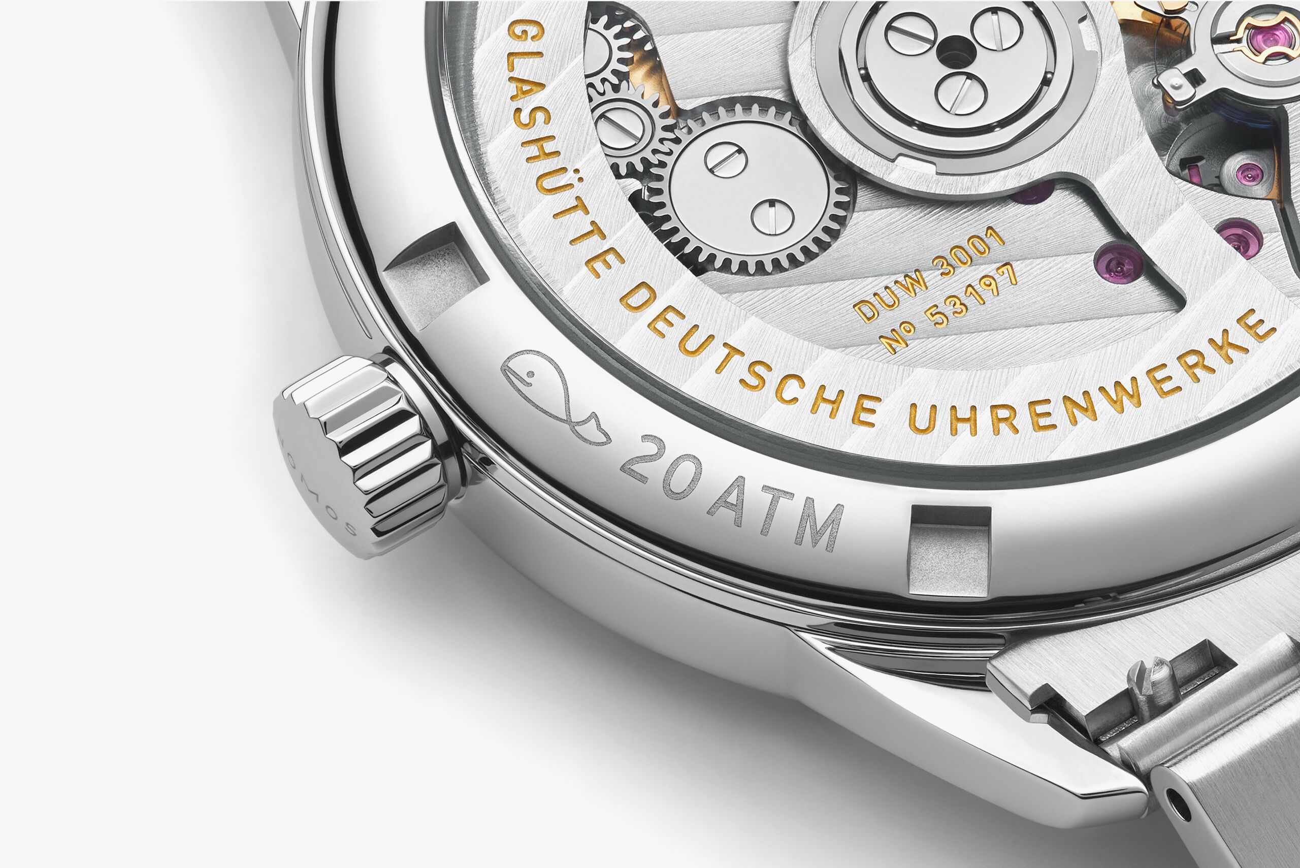 Club Sport neomatik gold 34 - Nomos Glashütte Detailansicht