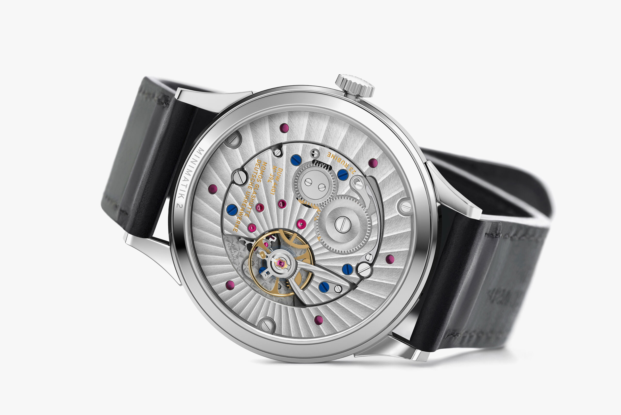 Minimatik Datum 39 - Nomos Glashütte Detailansicht