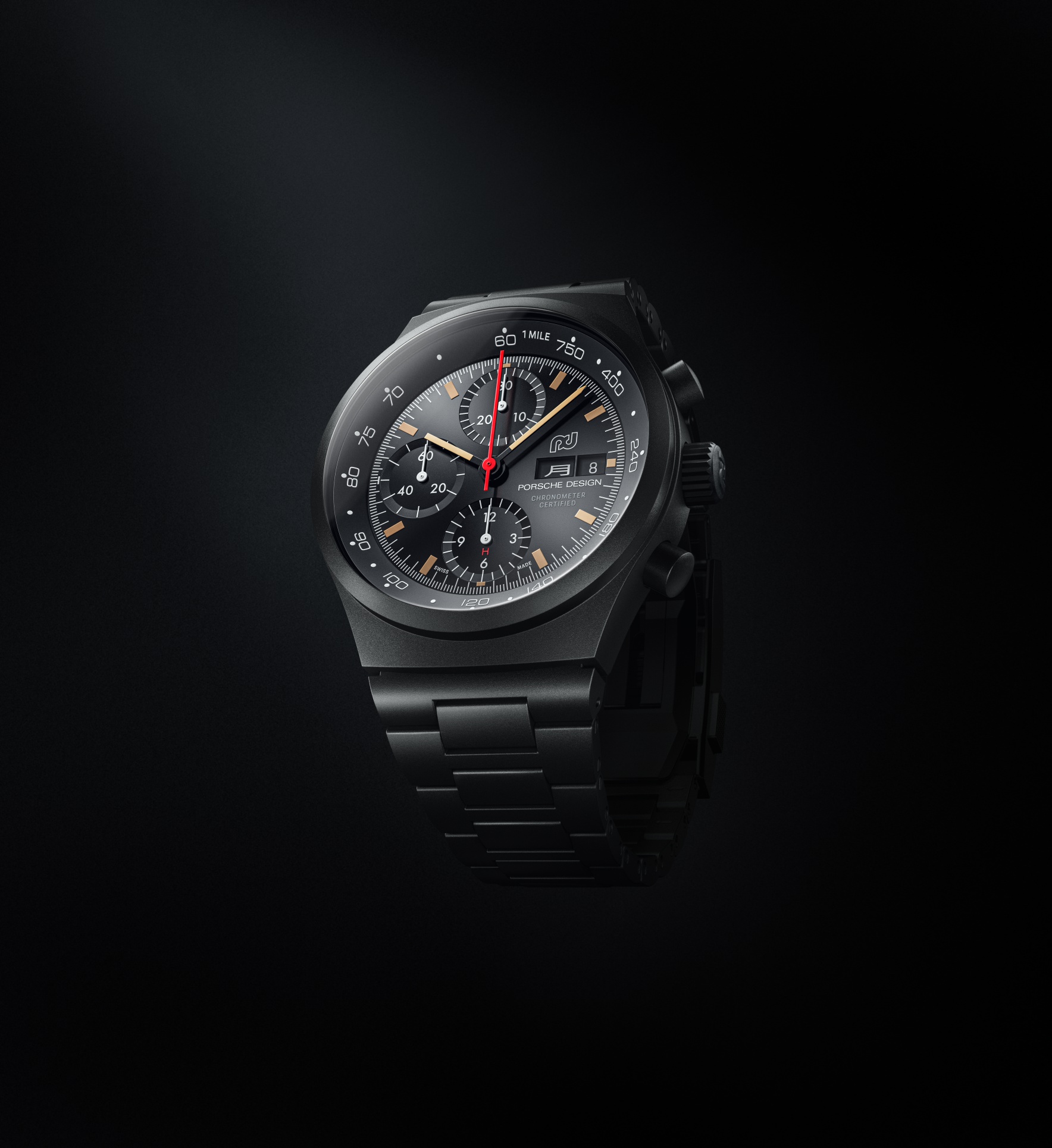 Chronograph 1 1972 LE Hodinkee - Porsche Design Detailansicht