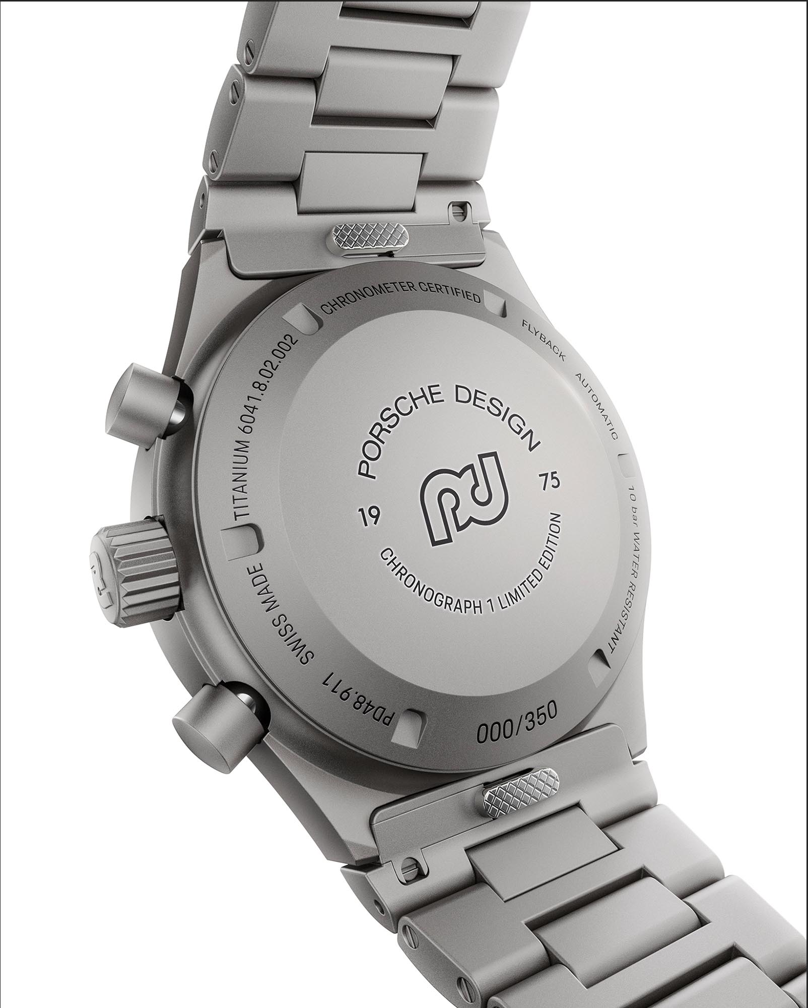 Chronograph 1 1975 LE Tribute to Prof. F. A. Porsche - Porsche Design Detailansicht